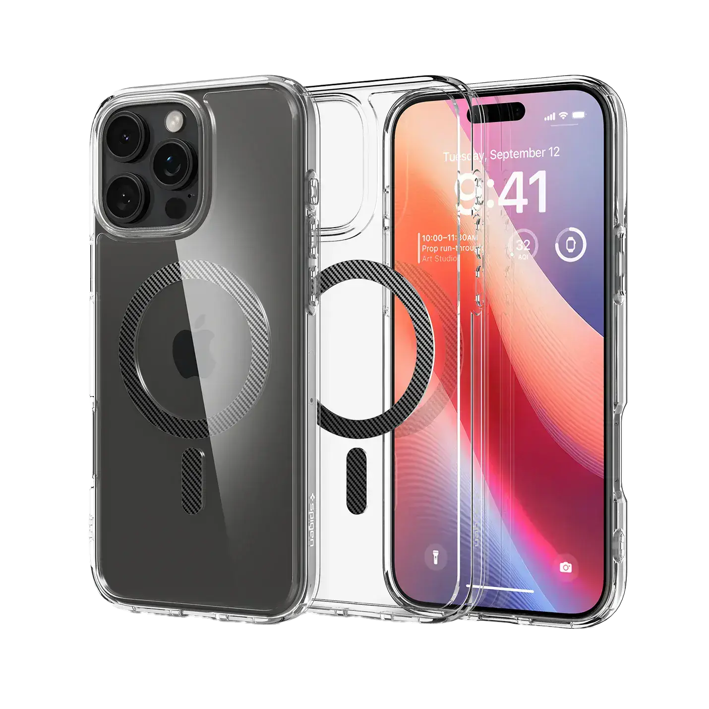 Чехол Spigen Ultra Hybrid з MagSafe для iPhone 16 Pro Max - Carbon Fiber (ACS08000)