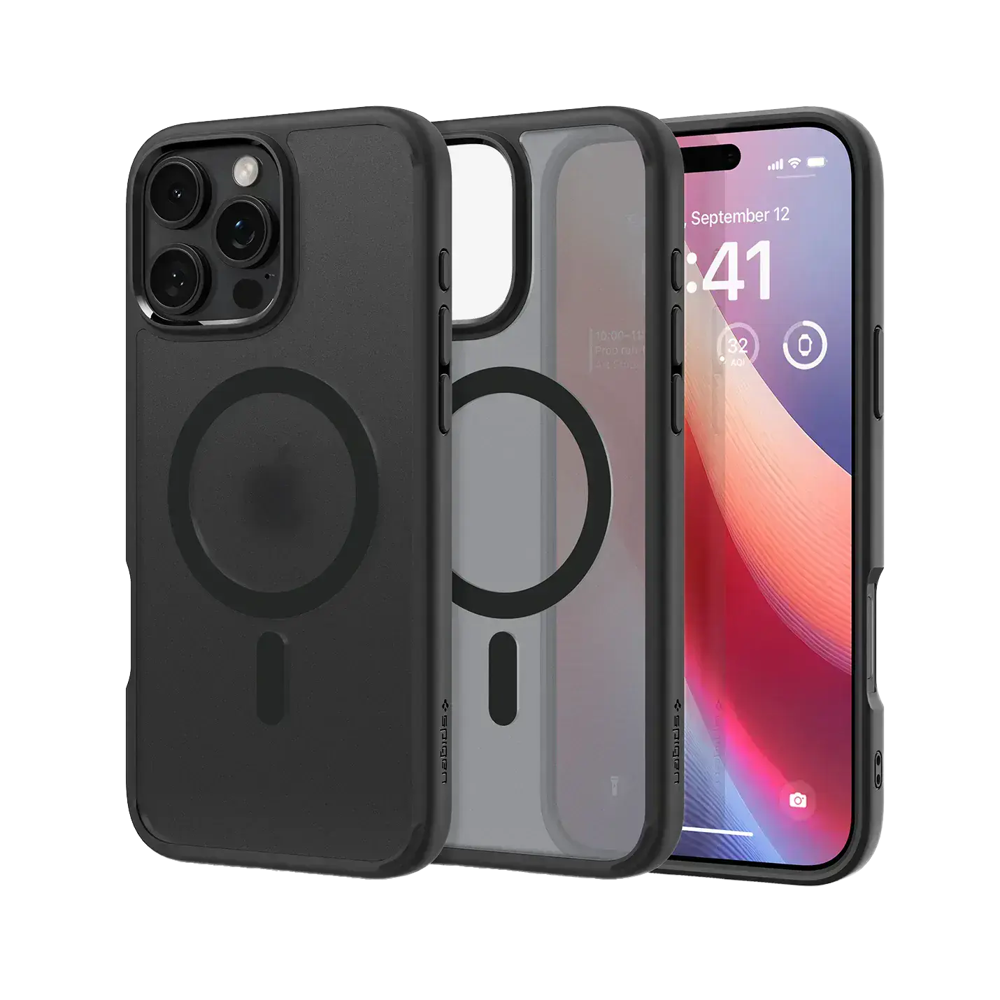 Чохол Spigen Ultra Hybrid з MagSafe для iPhone 16 Pro Max - Frost Black (ACS08003)