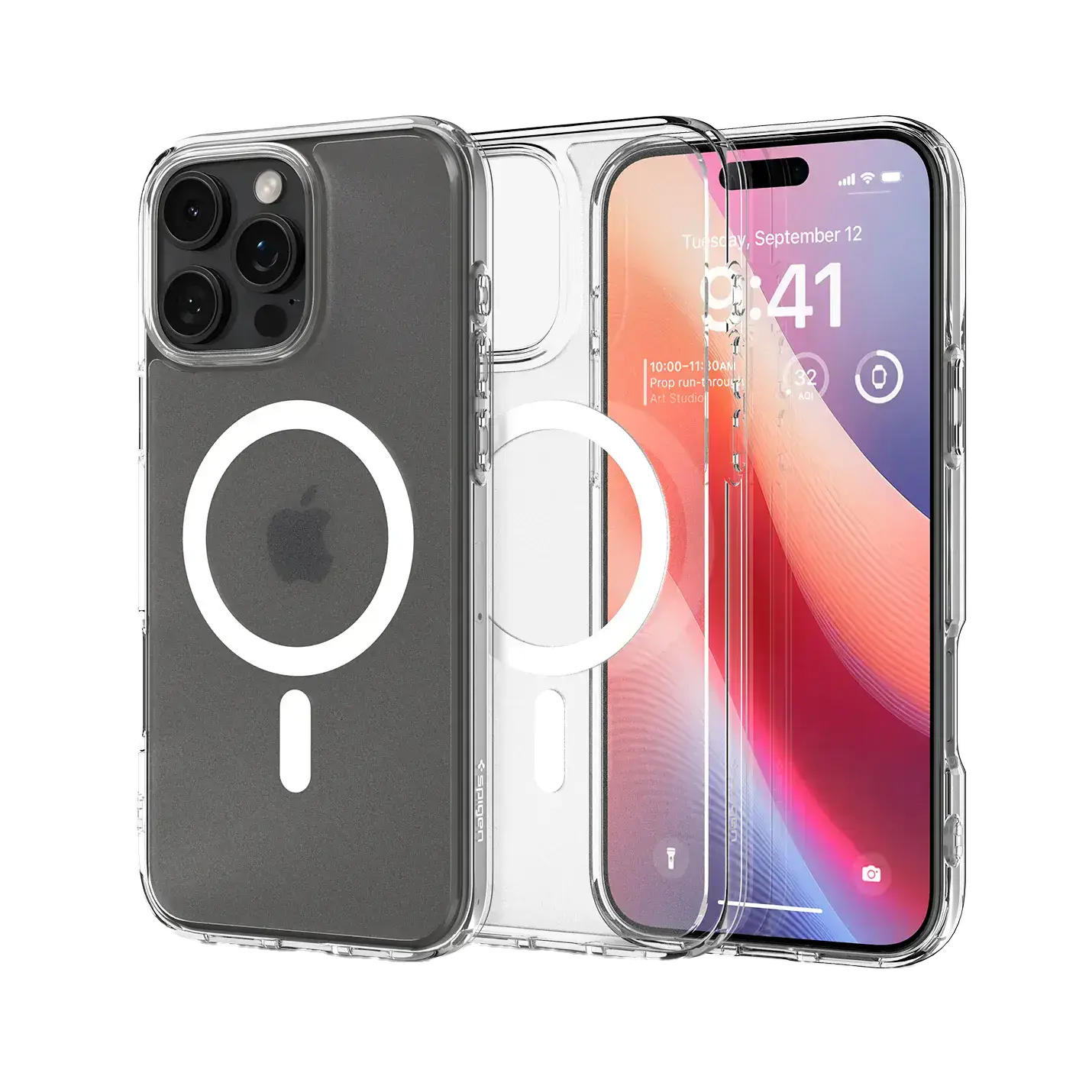 Чохол Spigen Ultra Hybrid з MagSafe для iPhone 16 Pro Max - Frost Clear (ACS08002)