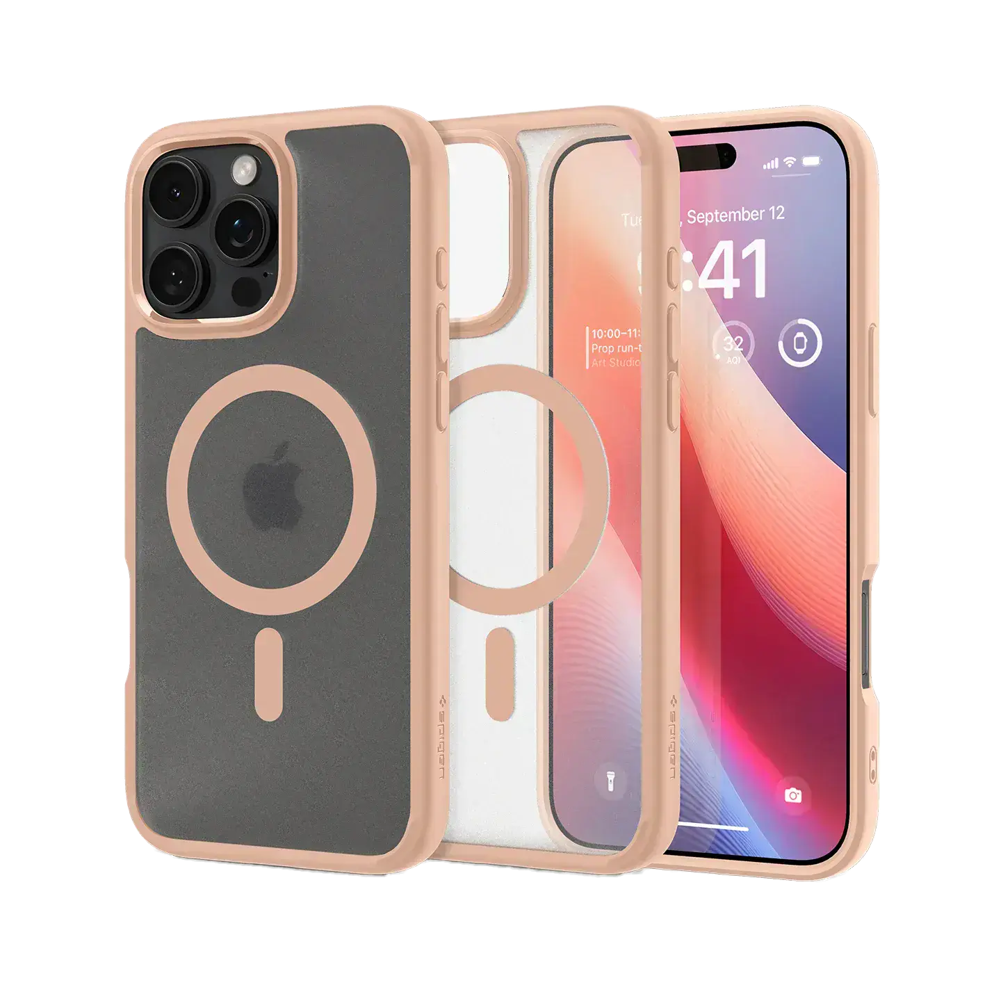 Чохол Spigen Ultra Hybrid з MagSafe для iPhone 16 Pro Max - Frost Rose Titanium (ACS08689)