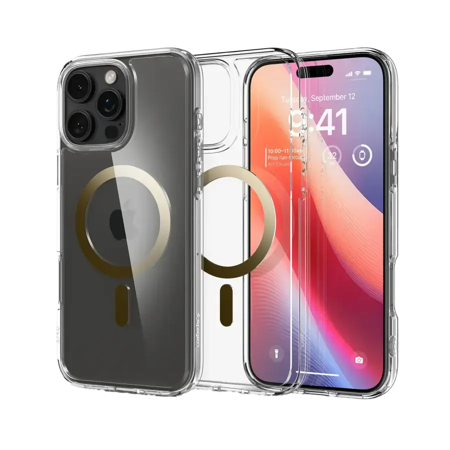 Чохол Spigen Ultra Hybrid з MagSafe для iPhone 16 Pro Max - Gold (ACS08001)