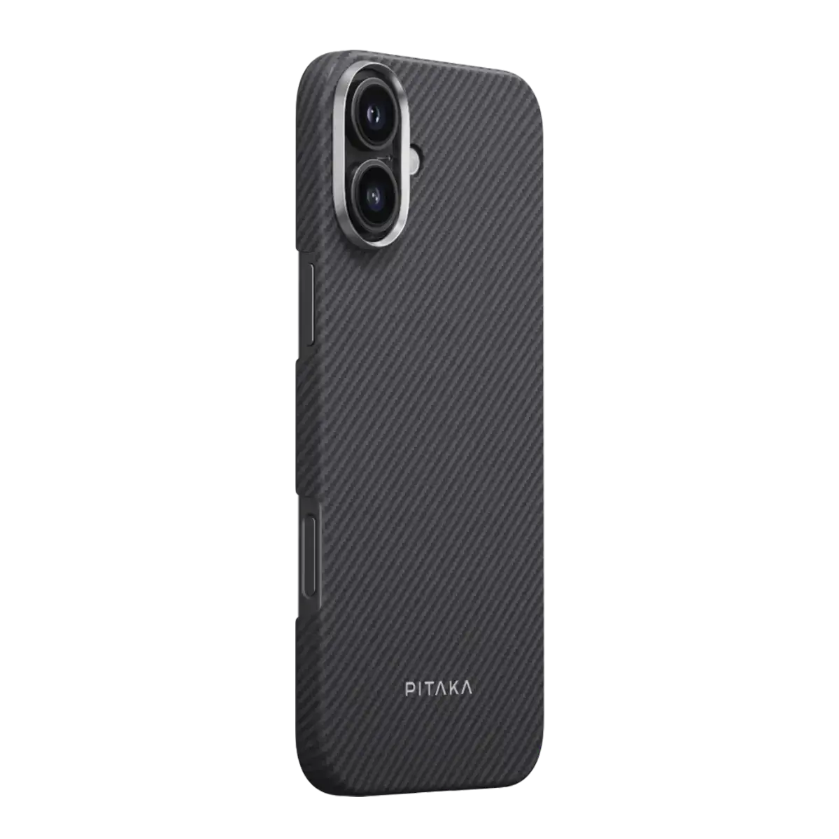 Чохол Pitaka Ultra-Slim Case Twill 600D for iPhone 16 - Black/Grey (KI1601A)