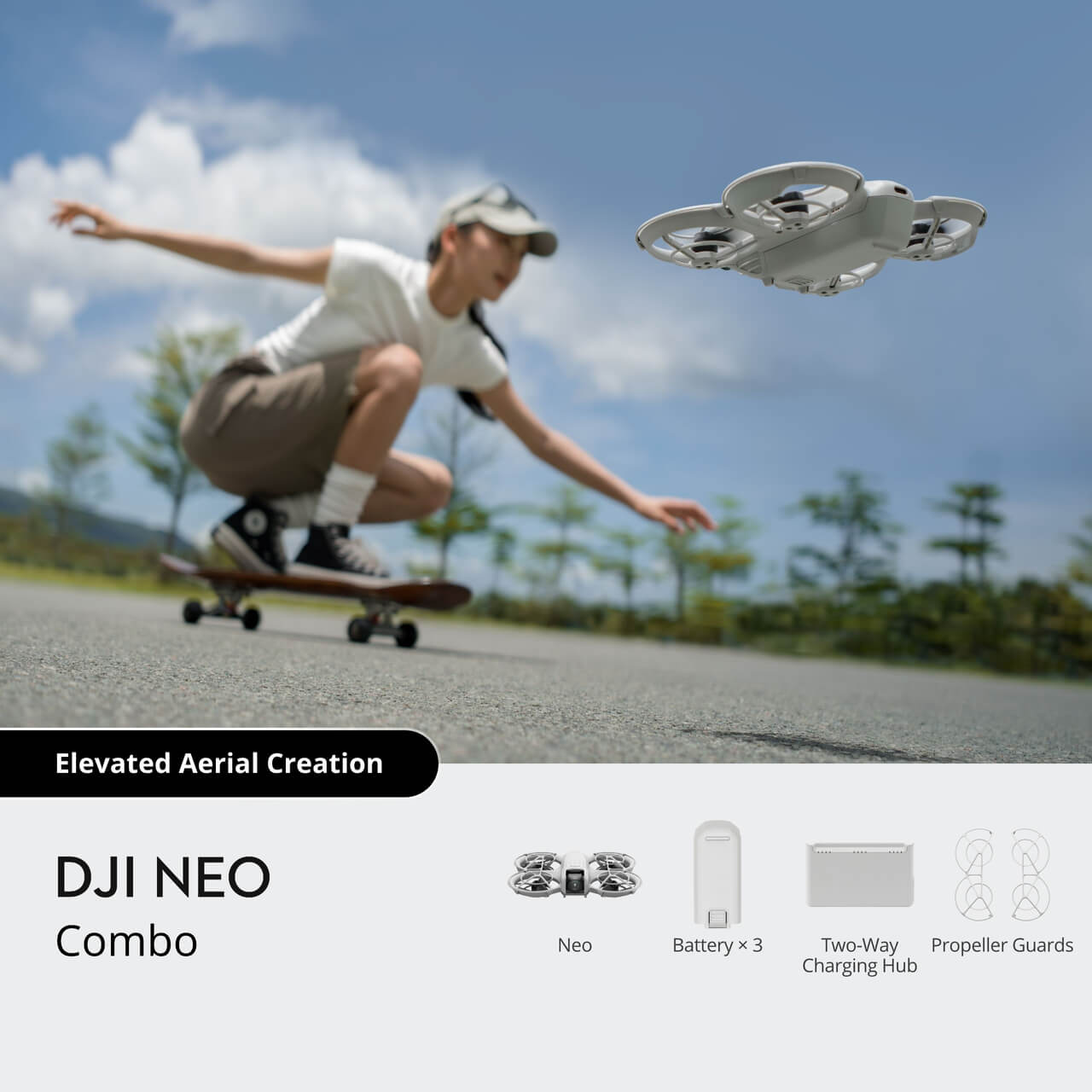 Квадрокоптер DJI Neo Combo [No RC] (CP.FP.00000218.02)
