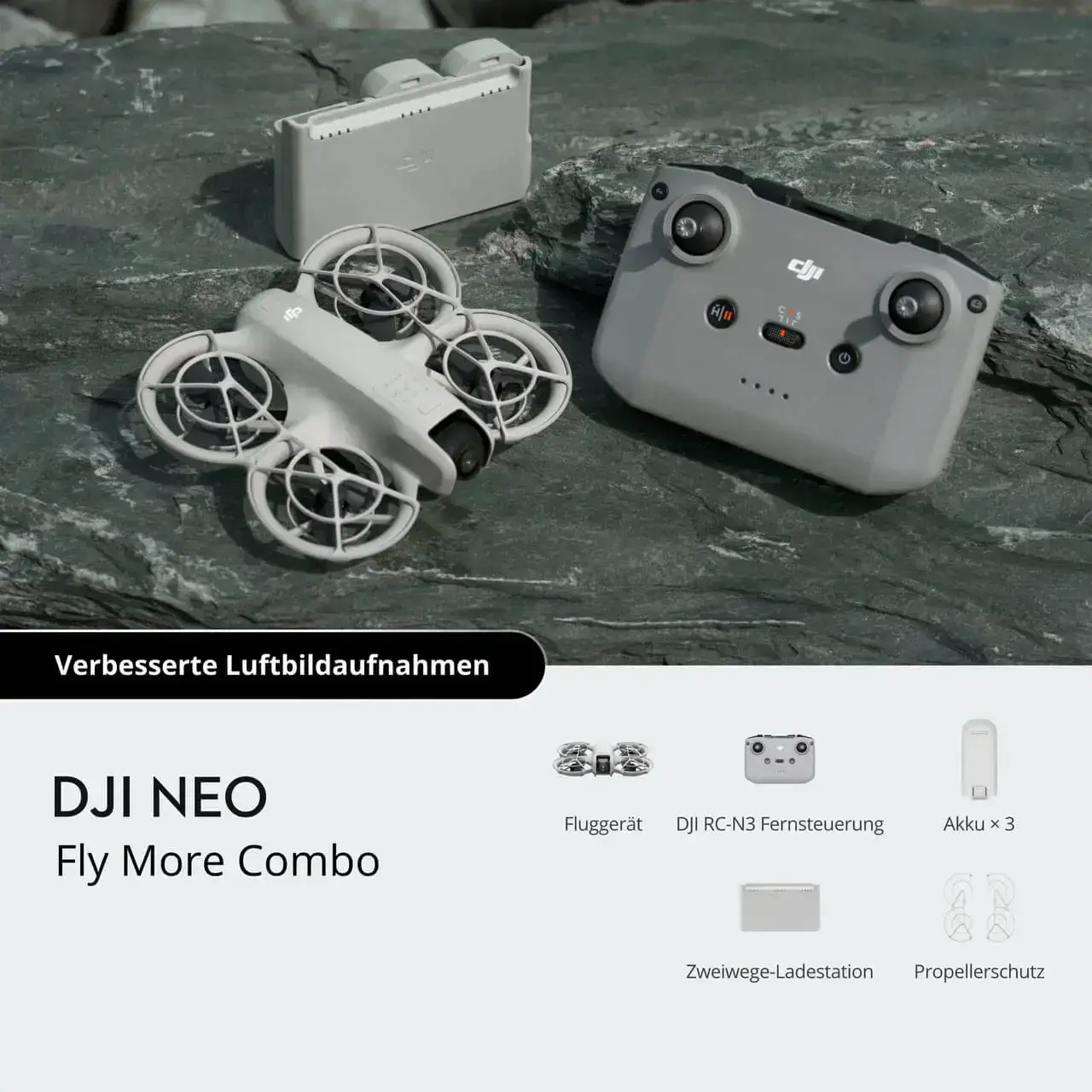 Квадрокоптер DJI Neo Fly More Combo (CP.FP.00000185.01)