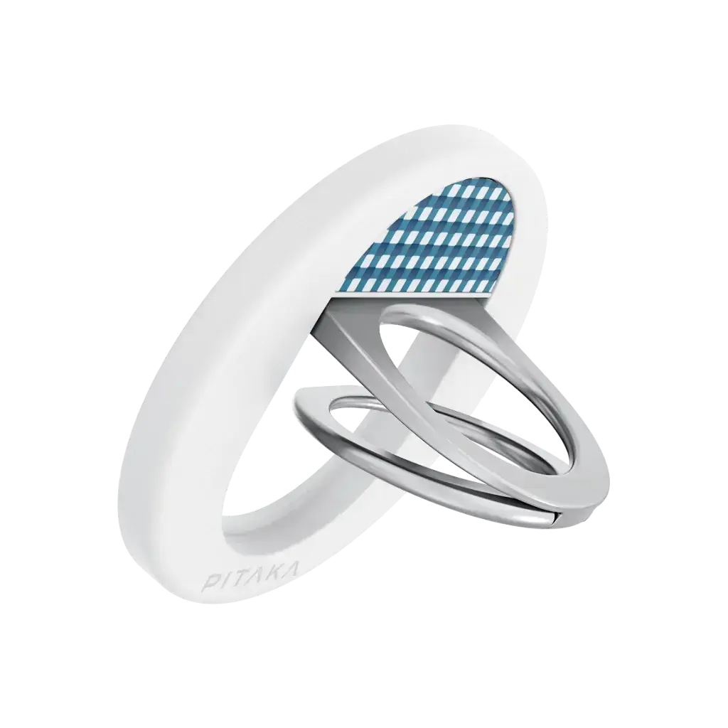 Магнитное кольцо-подставка для телефона Pitaka MagEZ Grip 3 - Ocean Blue (MGO2406)