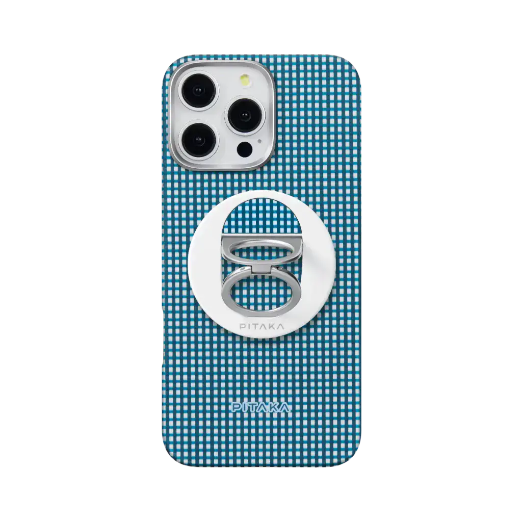 Магнитное кольцо-подставка для телефона Pitaka MagEZ Grip 3 - Ocean Blue (MGO2406)