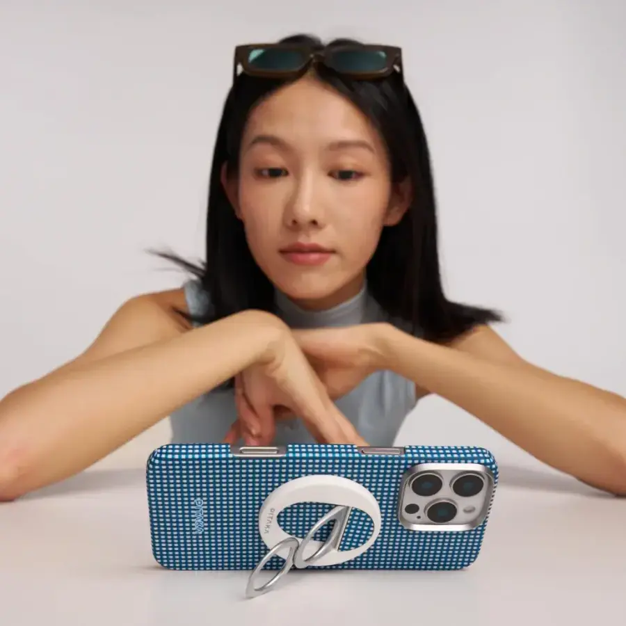 Магнітне кільце-підставка для телефону Pitaka MagEZ Grip 3 - Ocean Blue (MGO2406)