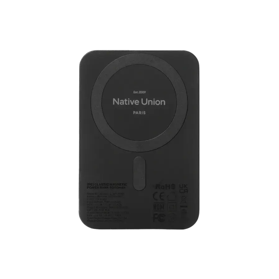 Магнітний павербанк Native Union (Re) Classic Magnetic Power Bank Qi2 5000mAh - Kraft (PB-5KMS-KFT-Q2)