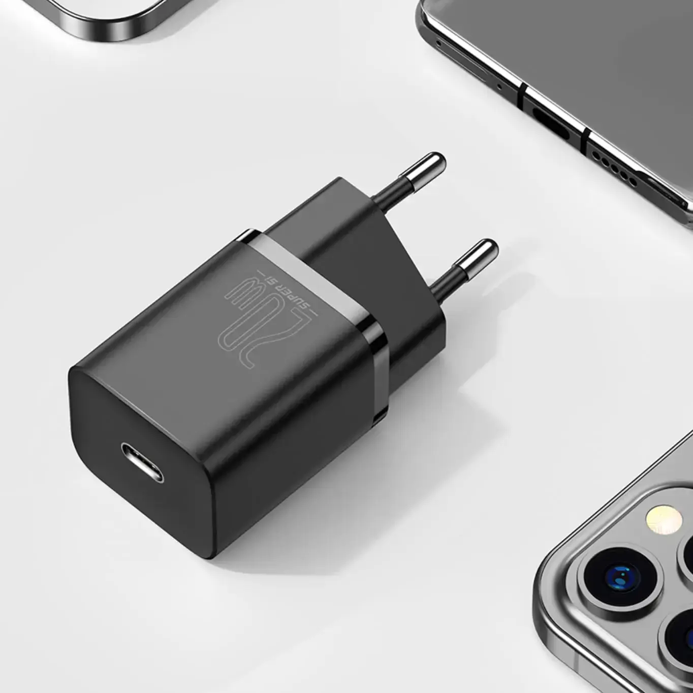 Сетевое зарядное устройство Baseus Super Si Quick Charger 1C 20W - Black (CCSUP-B01)