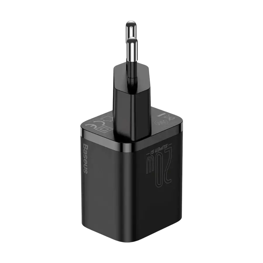 Мережевий зарядний пристрій Baseus Super Si Quick Charger 1C 20W - Black (CCSUP-B01)