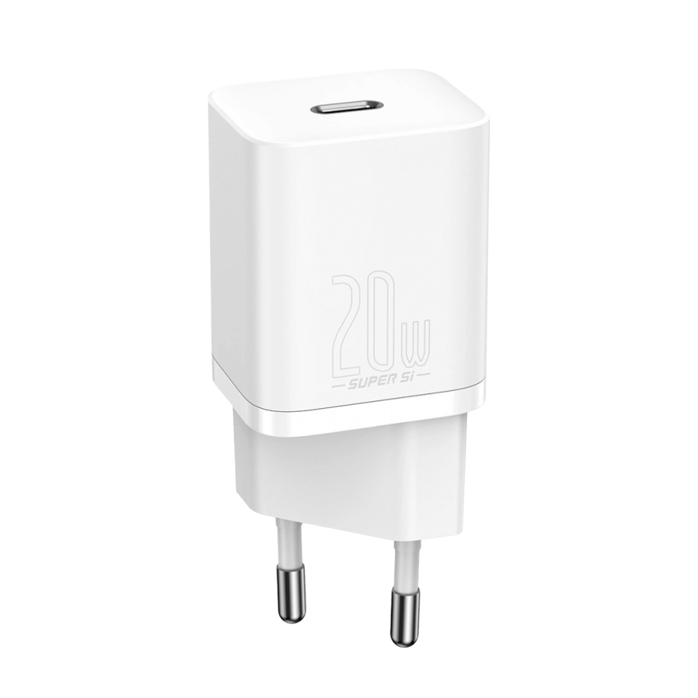 Сетевое зарядное устройство Baseus Super Si Quick Charger 1C 20W - White (CCSUP-B02)