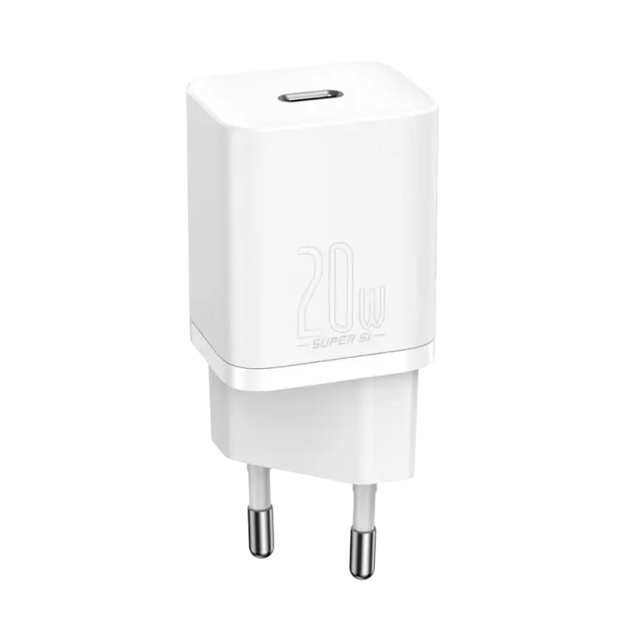 Мережевий зарядний пристрій Baseus Super Si Quick Charger 1C 20W - White (CCSUP-B02)