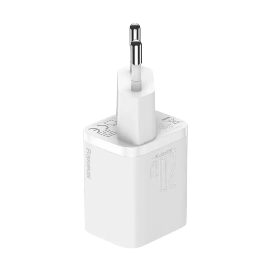 Мережевий зарядний пристрій Baseus Super Si Quick Charger 1C 20W - White (CCSUP-B02)