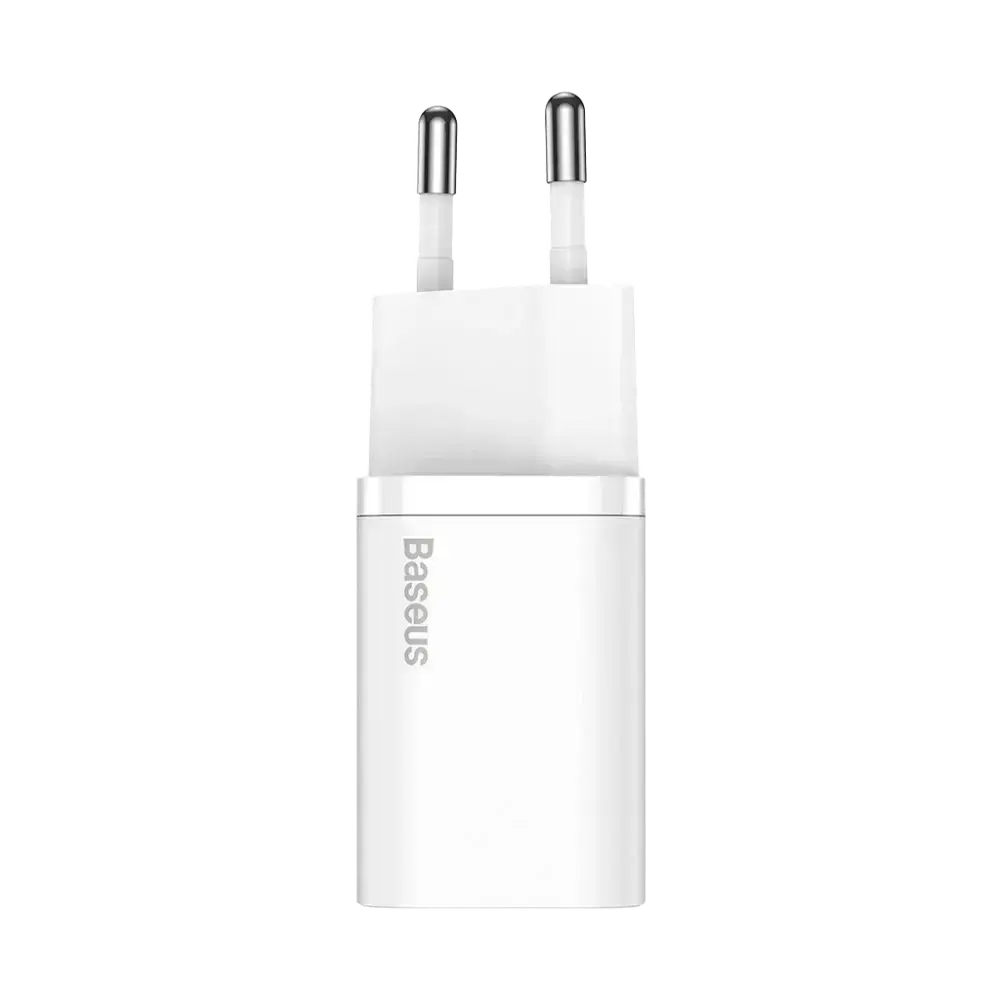 Мережевий зарядний пристрій Baseus Super Si Quick Charger 1C 20W - White (CCSUP-B02)