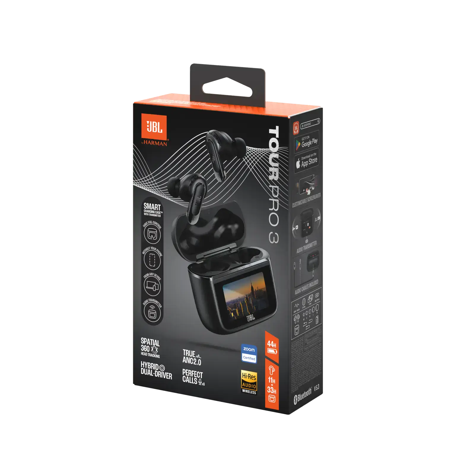 Навушники JBL Tour Pro 3 - Black (JBLTOURPRO3BLK)