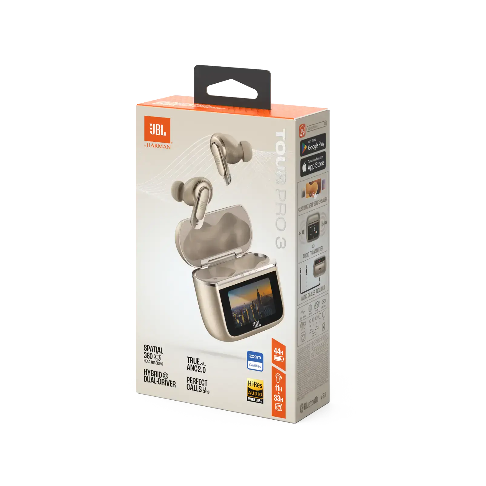 Навушники JBL Tour Pro 3 - Latte (JBLTOURPRO3LTT)