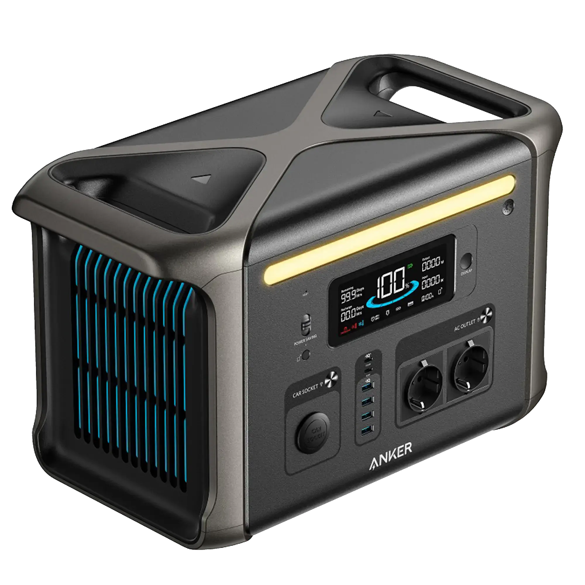 Портативная зарядная станция Anker SOLIX F1500 Portable Power Station - 1536Wh｜1800W (A1772311)