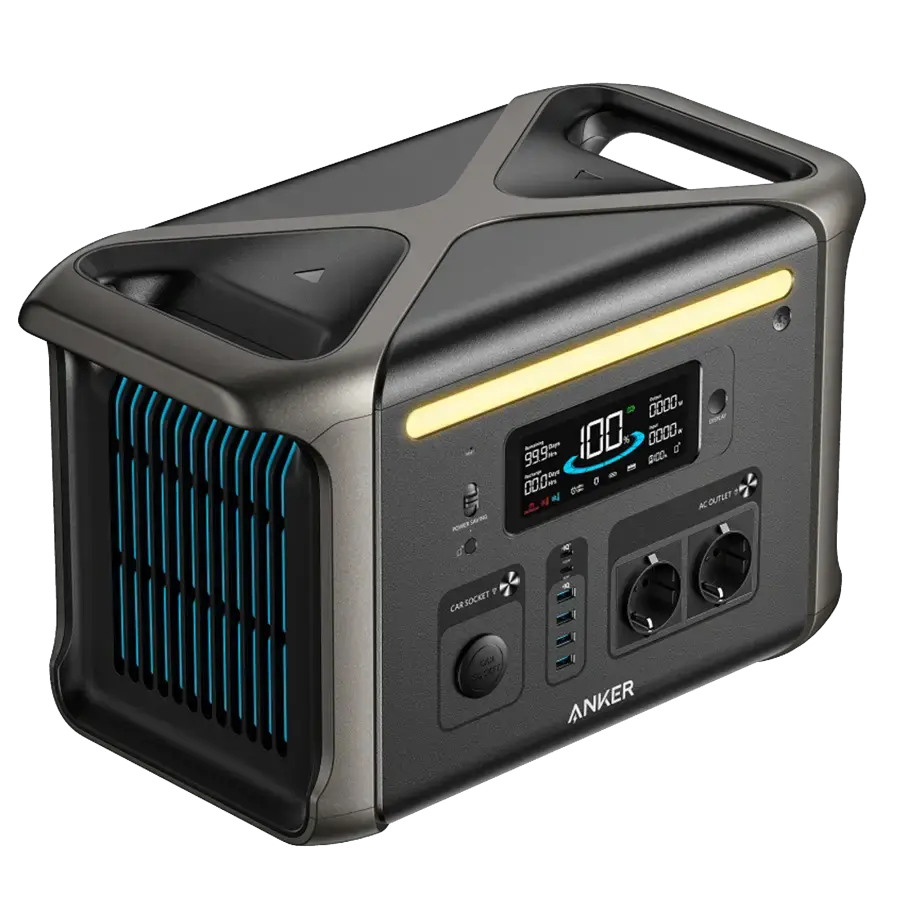 Портативная зарядная станция Anker SOLIX F1500 Portable Power Station - 1536Wh｜1800W (A1772311)