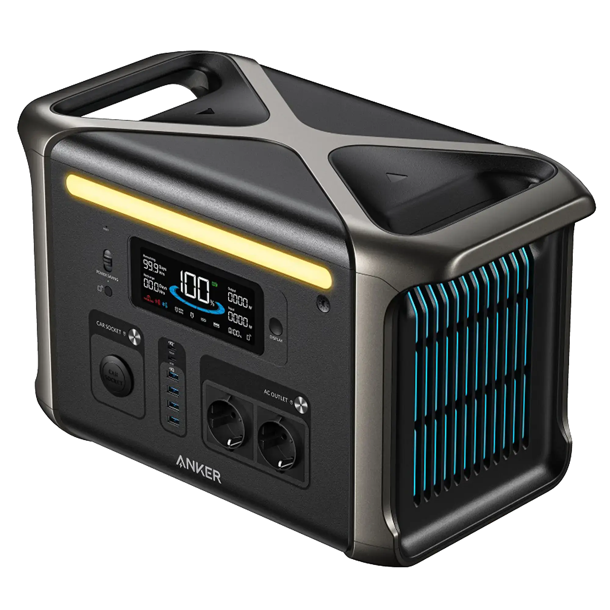 Портативная зарядная станция Anker SOLIX F1500 Portable Power Station - 1536Wh｜1800W (A1772311)
