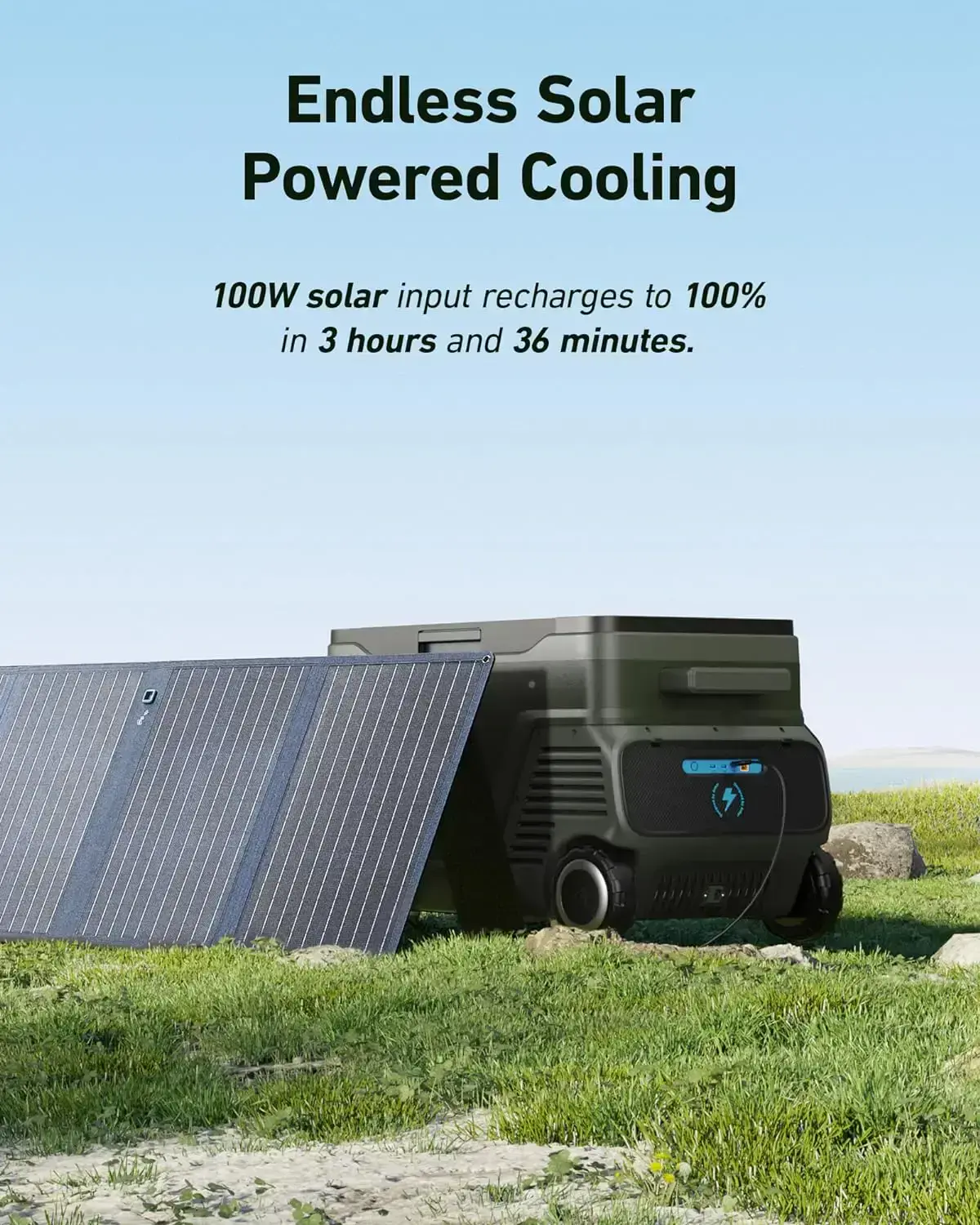 Портативный холодильник Anker EverFrost Portable Cooler 30 with 299Wh Battery (B17A03M3)