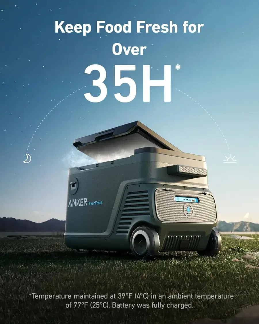 Портативний холодильник Anker EverFrost Portable Cooler 30 with 299Wh Battery (B17A03M3)