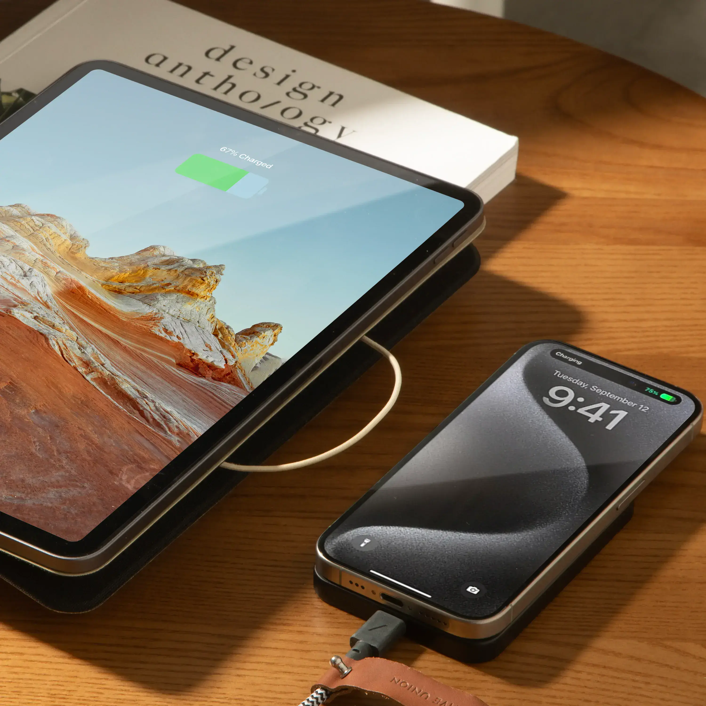 Магнітний павербанк з MagSafe Native Union (Re) Classic Magnetic Power Bank 5000mAh - Navy (PB-5KMS-NAV)