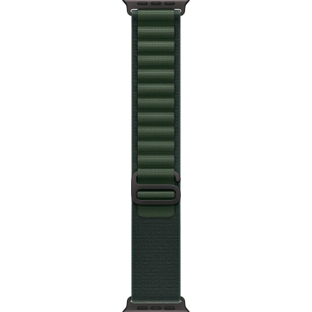 Ремінець Apple Alpine Loop Dark Green - Black Titanium Finish для Apple Watch 44/45/46/49mm - Medium (MYPR3)