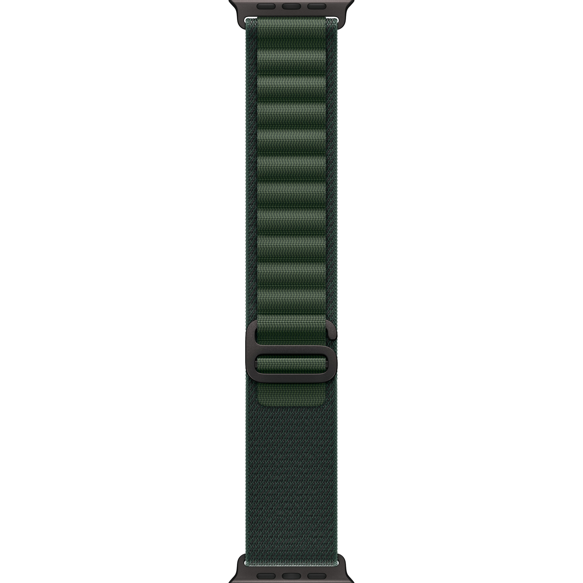 Ремешок Apple Alpine Loop Dark Green - Black Titanium Finish для Apple Watch 44/45/46/49mm - Small (MYPQ3)