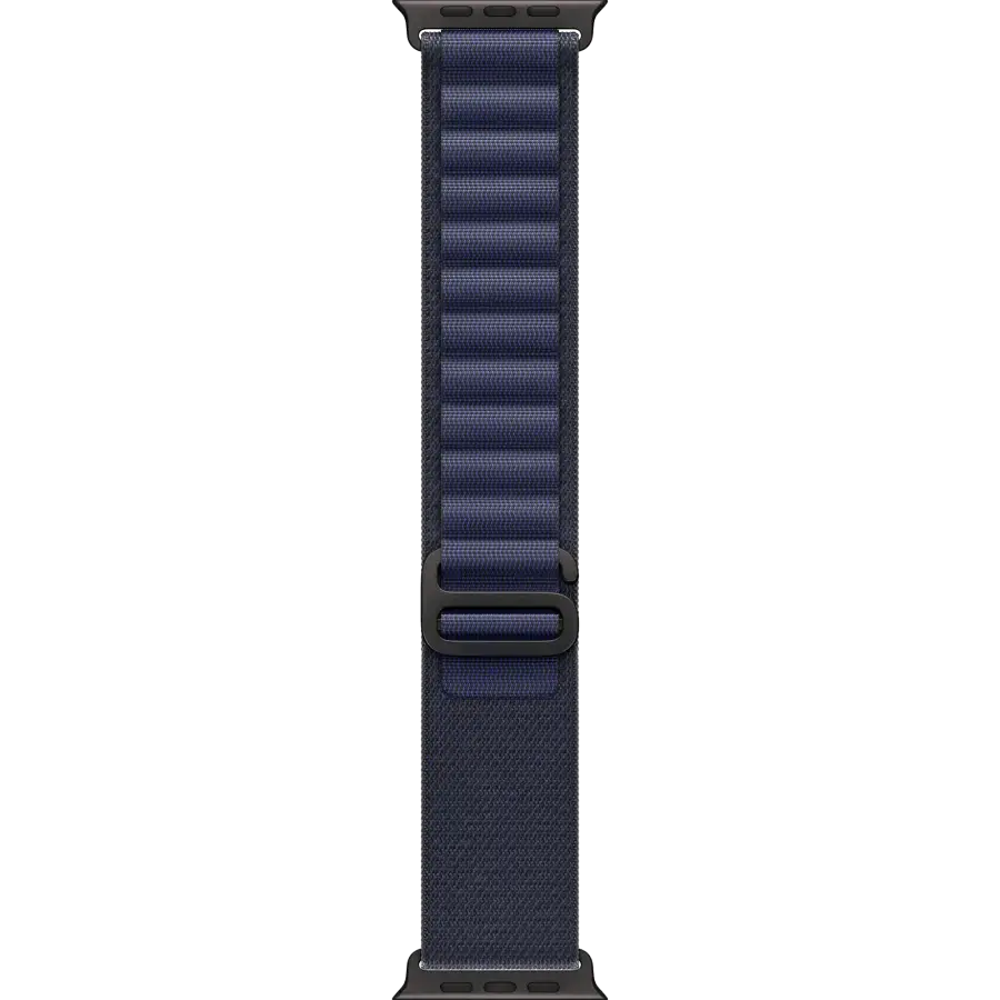 Ремінець Apple Alpine Loop Navy - Black Titanium Finish для Apple Watch 44/45/46/49mm - Medium (MYPX3)