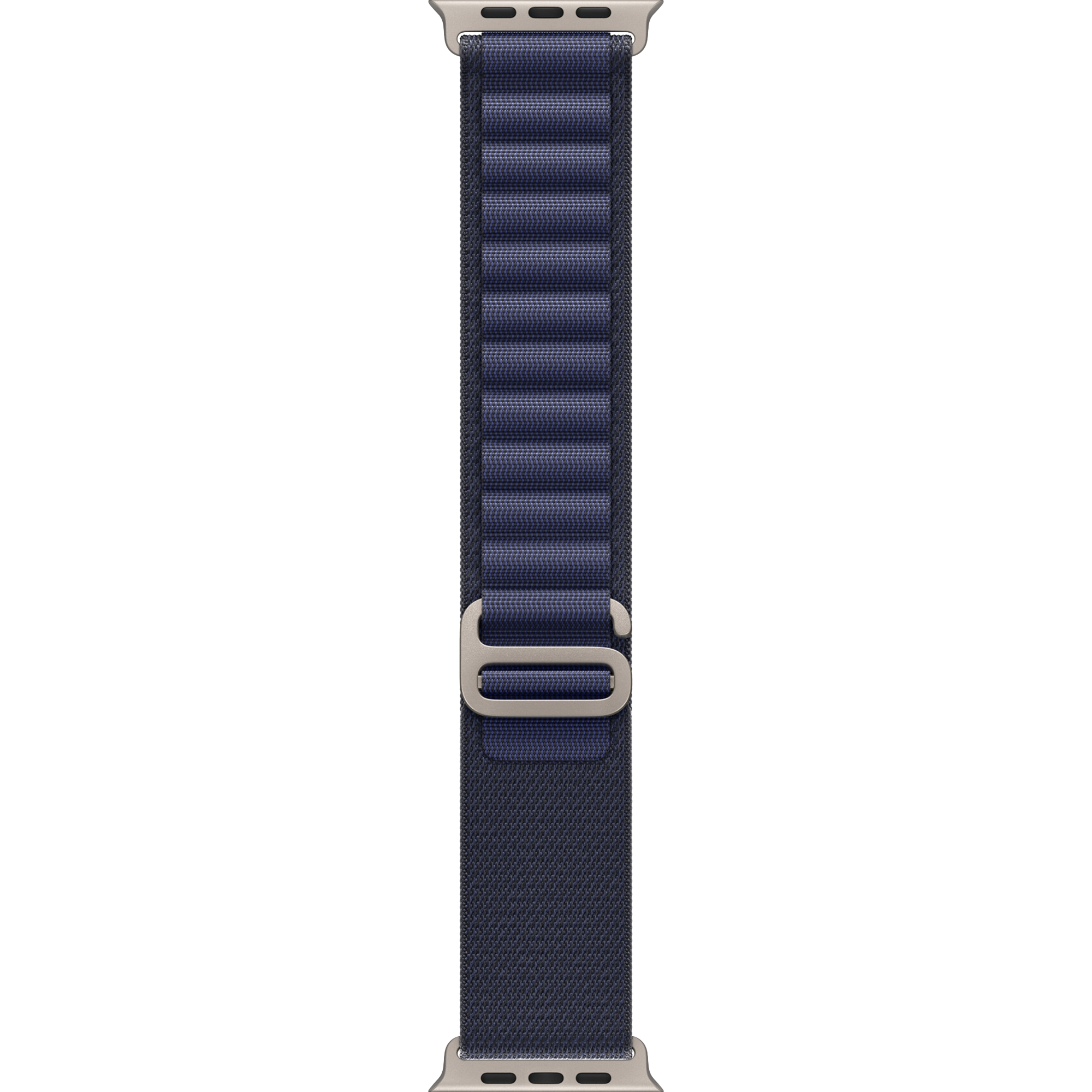 Ремешок Apple Alpine Loop Navy - Natural Titanium Finish для Apple Watch 44/45/46/49mm - Large (MXN03)