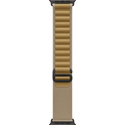 Ремешок Apple Alpine Loop Tan - Black Titanium Finish для Apple Watch 44/45/46/49mm - Large (MYQ23)