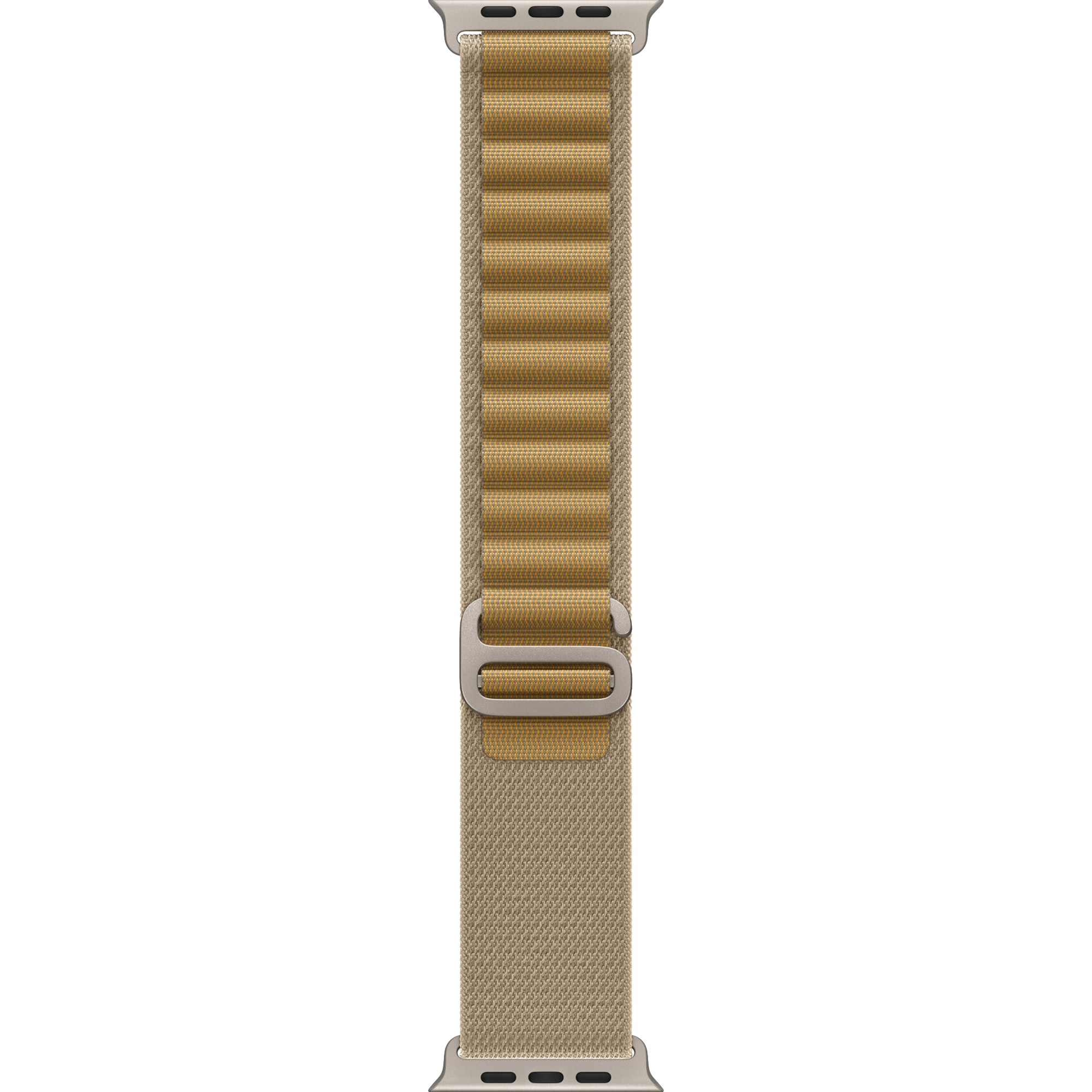 Ремешок Apple Alpine Loop Tan - Natural Titanium Finish для Apple Watch 44/45/46/49mm - Medium (MXN23)