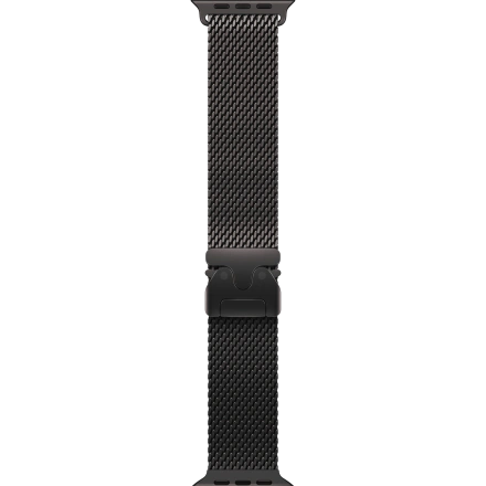 Ремінець Apple Milanese Loop Black Titanium для Apple Watch 44/45/46/49mm - Small (MXKF3)