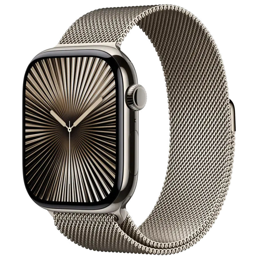 Ремінець Apple Milanese Loop Natural для Apple Watch 44/45/46/49mm - M/L (MXMQ3)