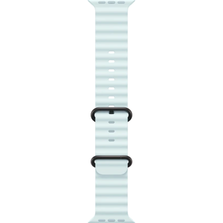 Ремінець Apple Ocean Band Ice Blue - Black Titanium Finish для Apple Watch 44/45/46/49mm (MYP83)