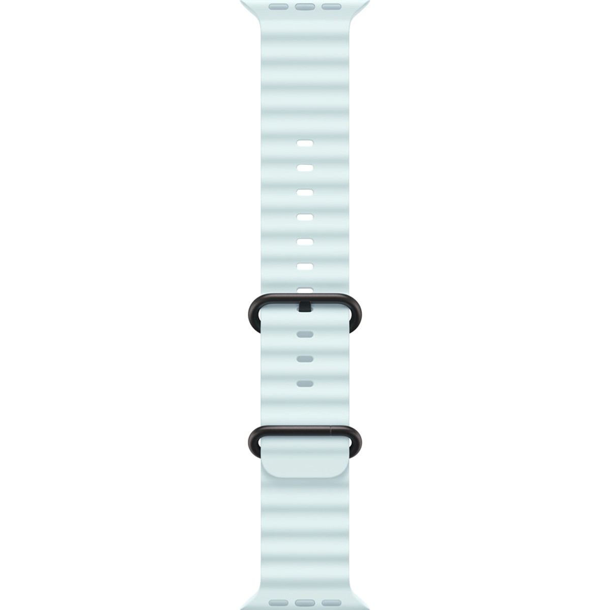 Ремінець Apple Ocean Band Ice Blue - Black Titanium Finish для Apple Watch 44/45/46/49mm (MYP83)