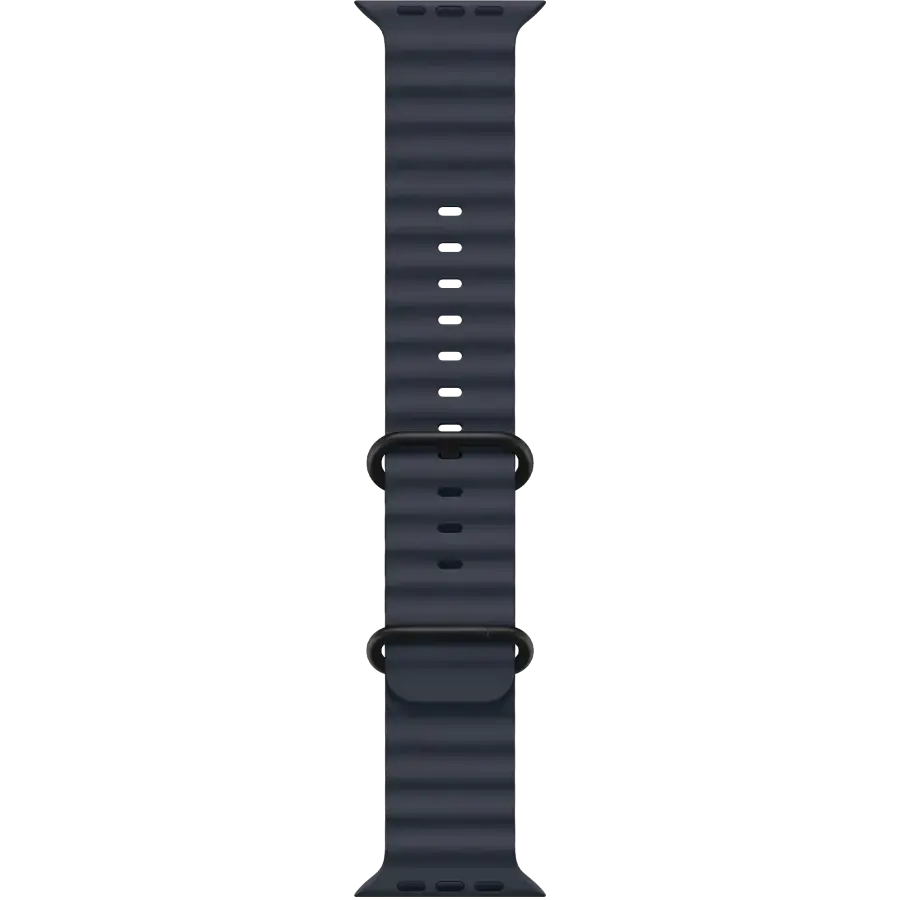 Ремінець Apple Ocean Band Navy - Black Titanium Finish для Apple Watch 44/45/46/49mm (MYPA3)