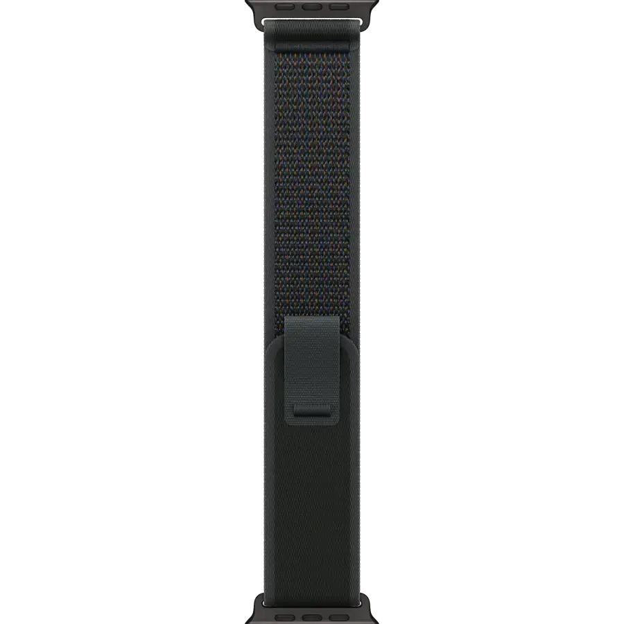 Ремінець Apple Trail Loop Black - Black Titanium Finish для Apple Watch 44/45/46/49mm - M/L (MYQ63)