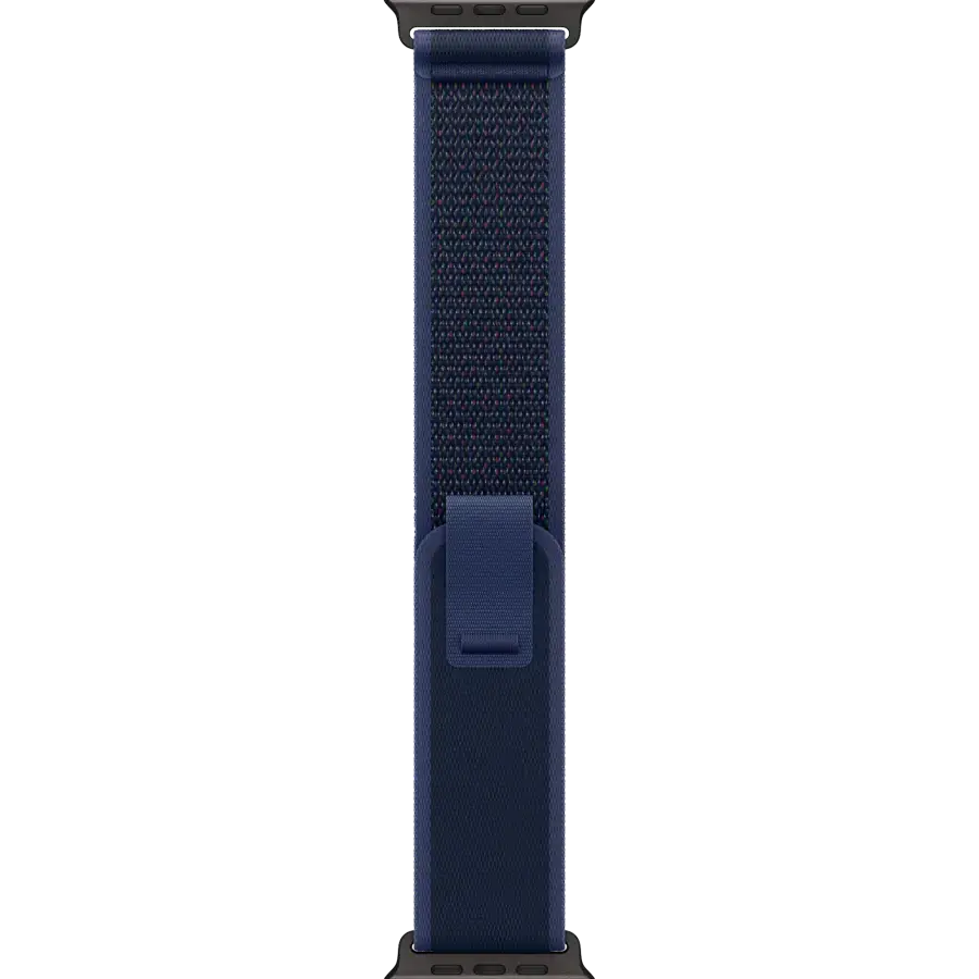 Ремінець Apple Trail Loop Blue - Black Titanium Finish для Apple Watch 44/45/46/49mm - S/M (MYQ73)