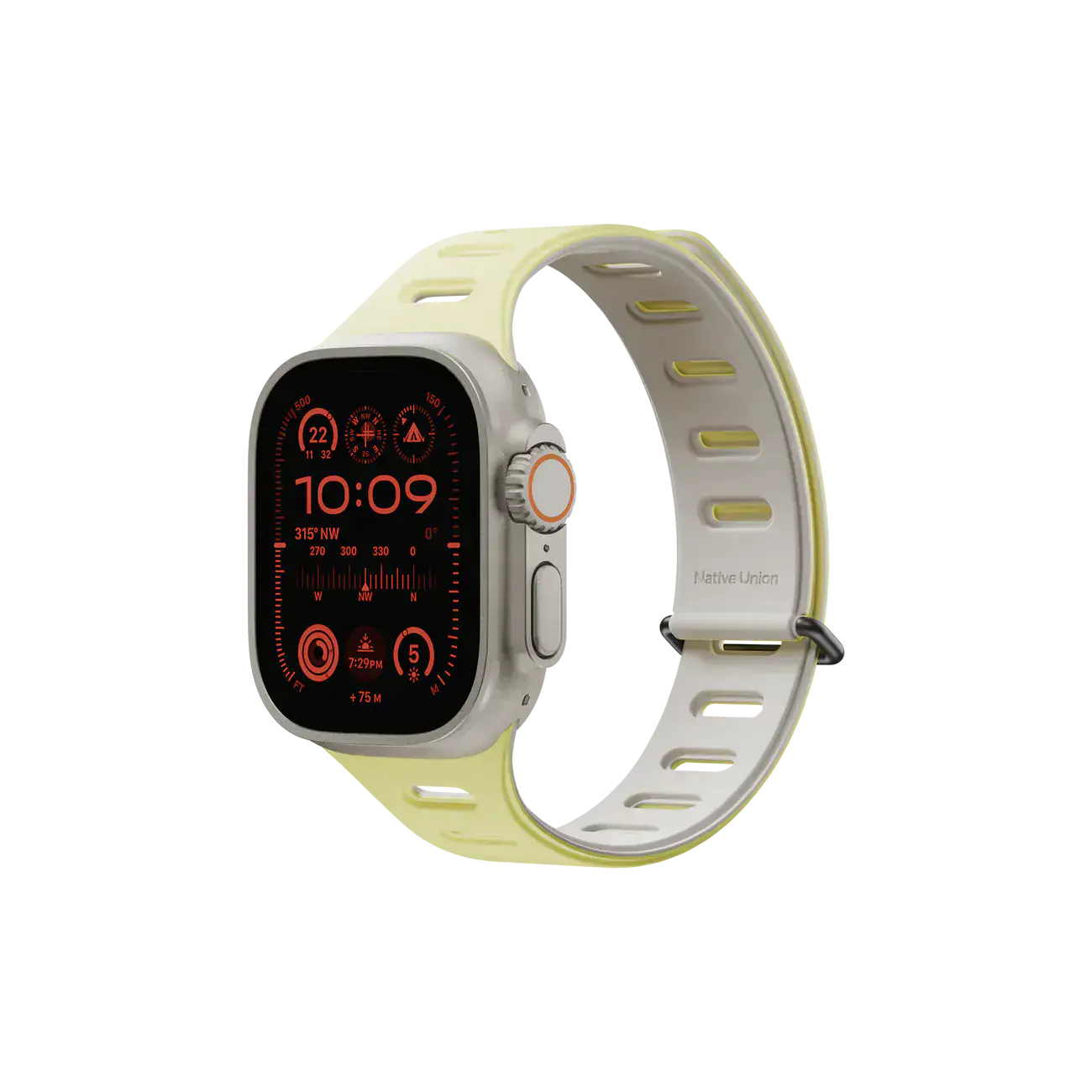 Ремешок Native Union Active Magnetic Band for Apple Watch 49/45/44mm - Lemon (ACTBAND-AW-L-LMOS)