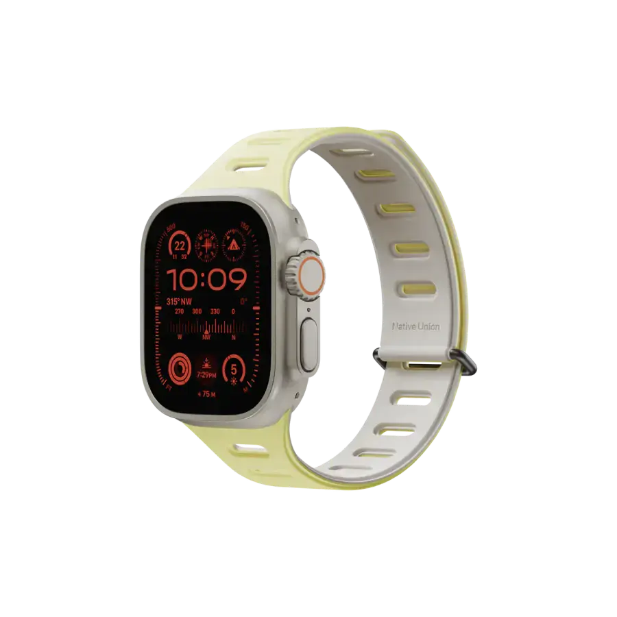 Ремінець Native Union Active Magnetic Band for Apple Watch 49/45/44mm - Lemon (ACTBAND-AW-L-LMOS)