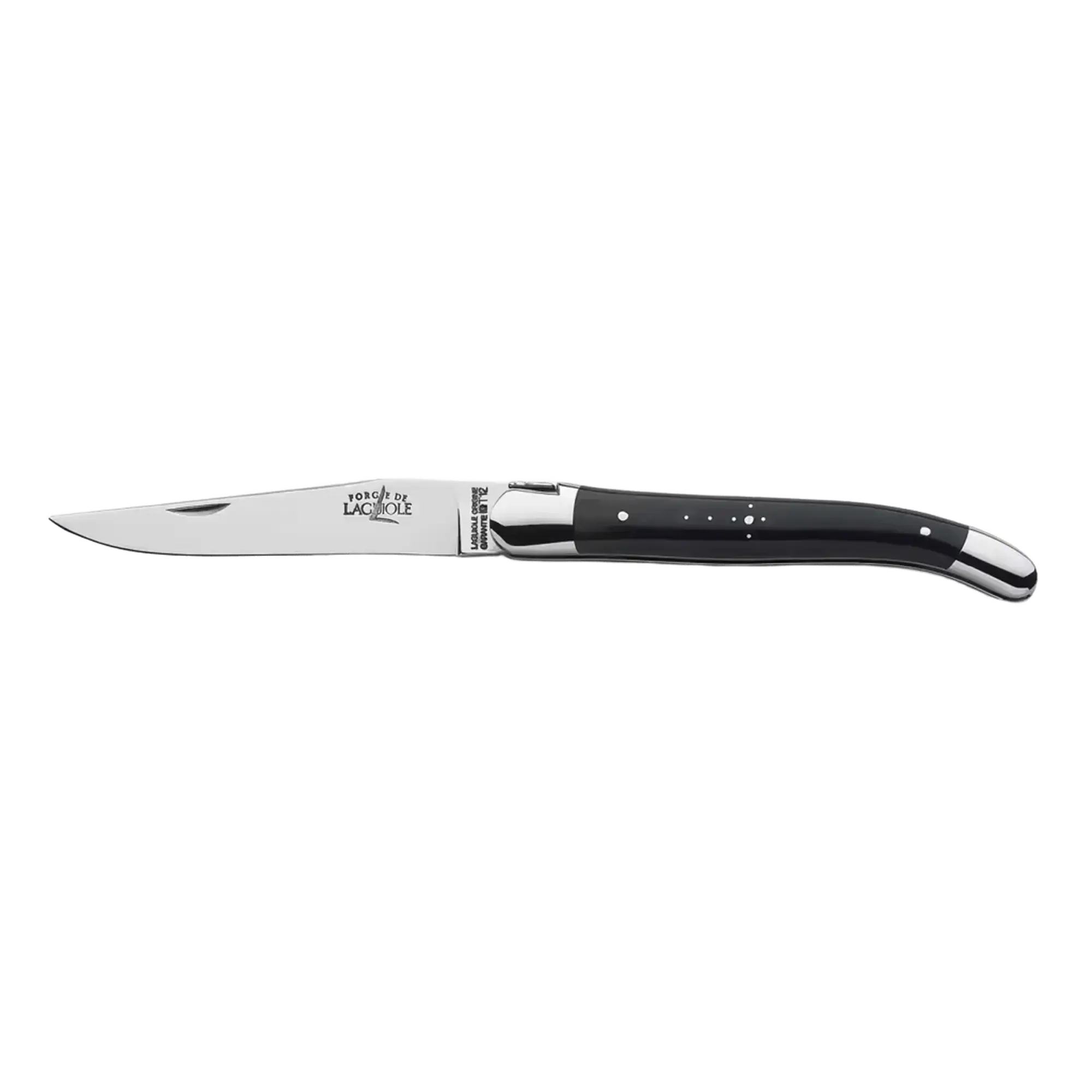Складной нож Forge de Laguiole Tradition High Polish Blade with Dark Horn Handle - 11cm (00003671)