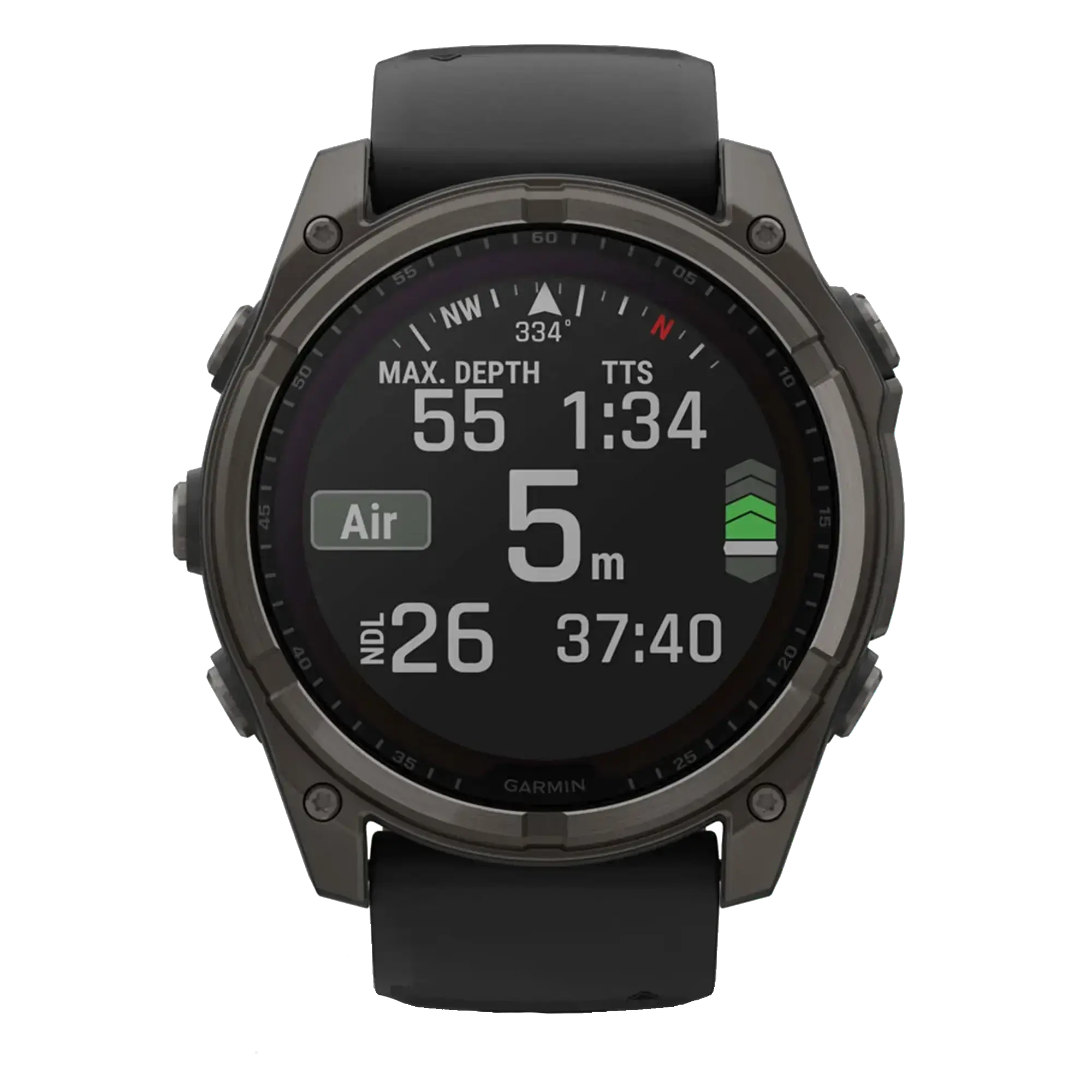 Смарт-часы Garmin fenix 8 51 mm Solar Sapphire Carbon Gray DLC Titanium w. Black/Pebble Gray S. Band (010-02907-10/11)
