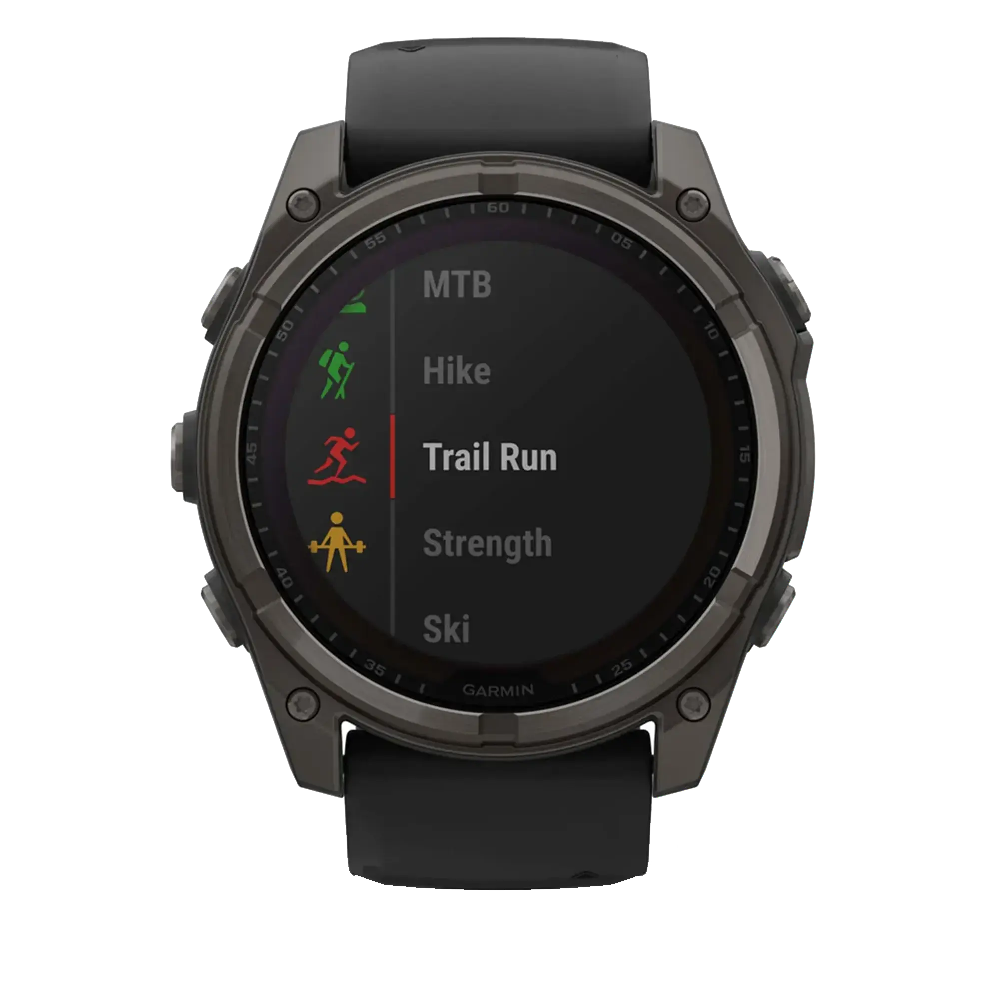 Смарт-часы Garmin fenix 8 51 mm Solar Sapphire Carbon Gray DLC Titanium w. Black/Pebble Gray S. Band (010-02907-10/11)