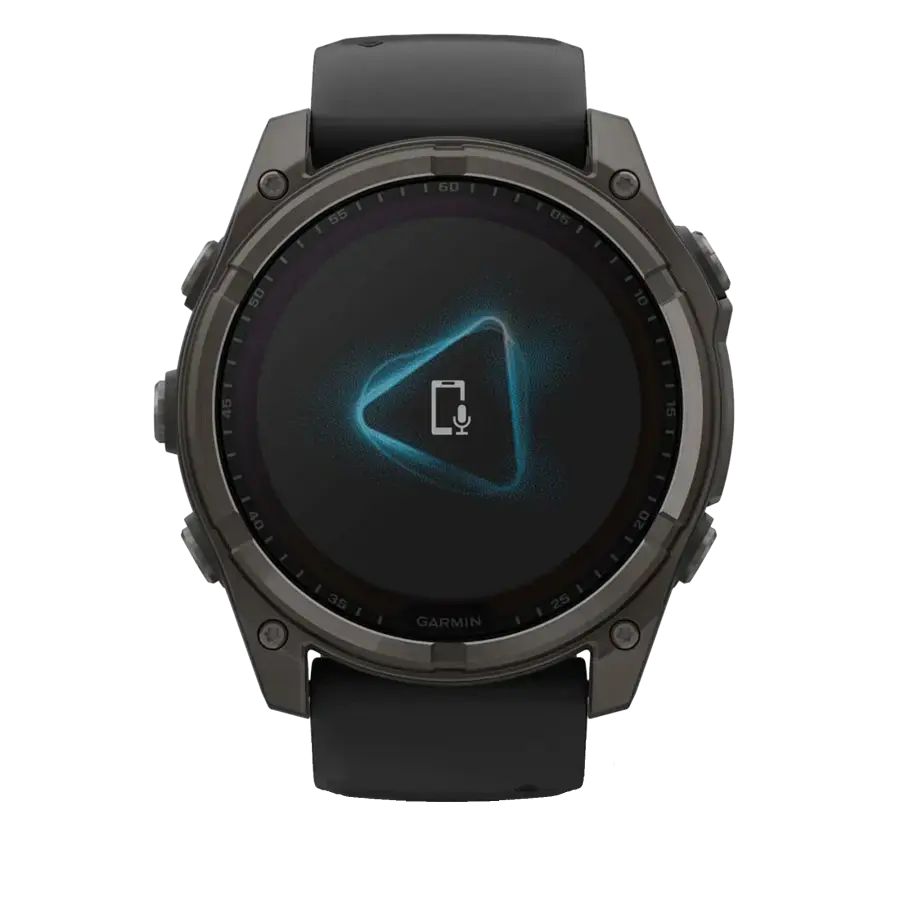 Смарт-часы Garmin fenix 8 51 mm Solar Sapphire Carbon Gray DLC Titanium w. Black/Pebble Gray S. Band (010-02907-10/11)