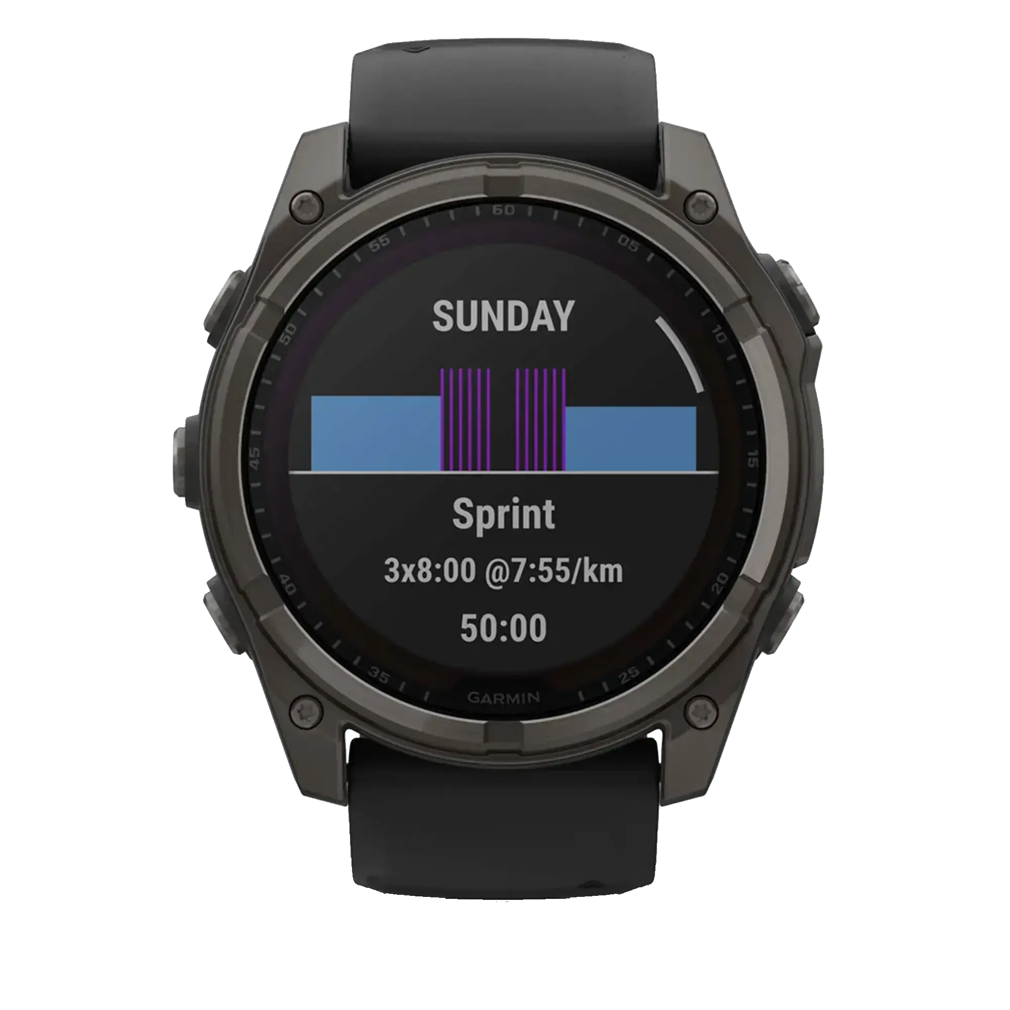 Смарт-часы Garmin fenix 8 51 mm Solar Sapphire Carbon Gray DLC Titanium w. Black/Pebble Gray S. Band (010-02907-10/11)