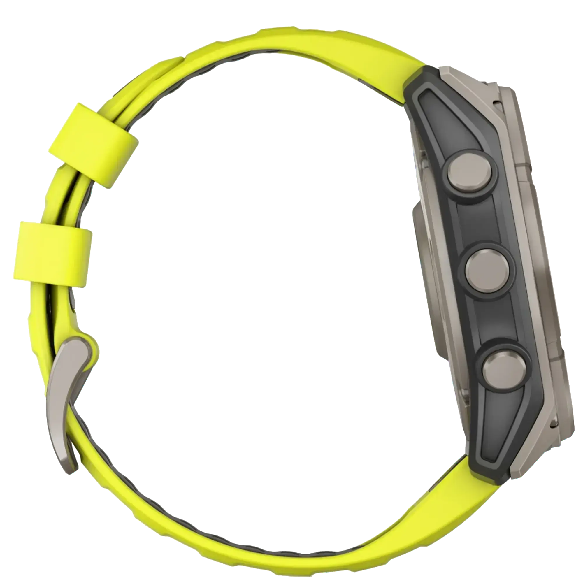 Смарт-годинник Garmin fenix 8 51 mm Solar Sapphire Titanium w. Amp Yellow/Graphite Silicone Band (010-02907-20/21)