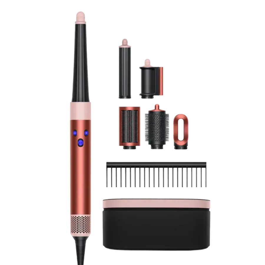 Стайлер для прямых и волнистых волос Dyson Airwrap i.d. Multi-Styler and Dryer Straight to Wavy - Strawberry Bronze/Blush Pink (560767-01) EU