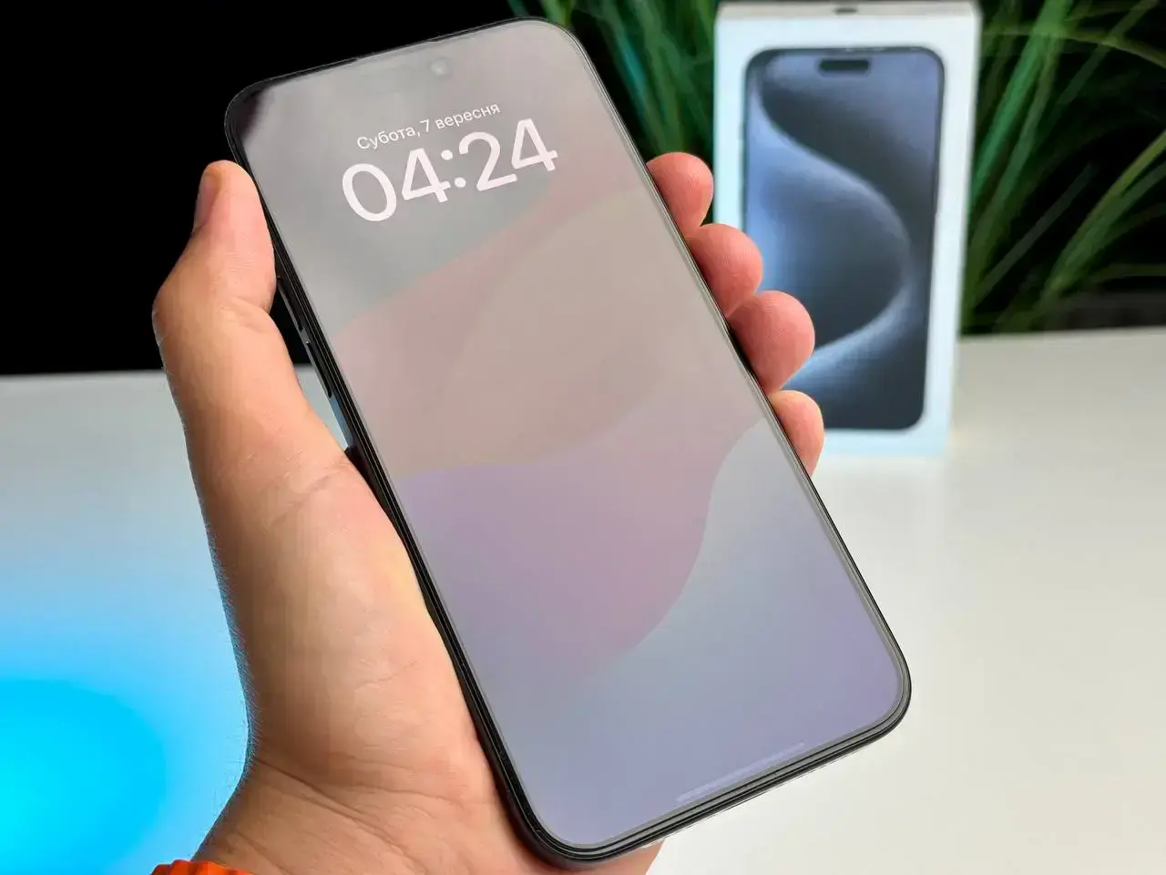 ВЖИВАНИЙ Apple iPhone 15 Pro Max 256GB Blue Titanium eSim (MU693) - Стан: ідеальний | Акумулятор: 100% | Комплект: коробка | Гарантія: 1 міс.