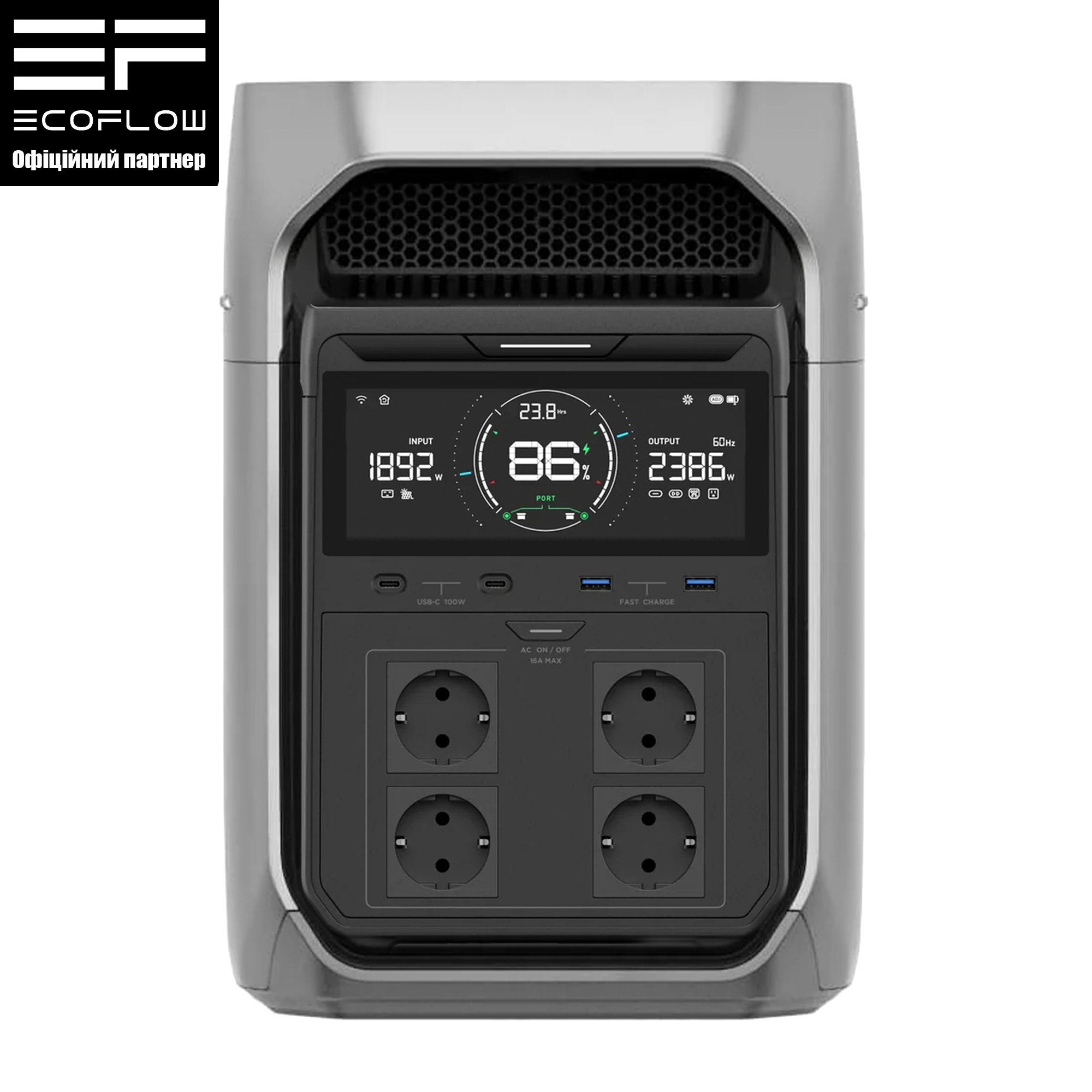 Зарядная станция EcoFlow DELTA 3 Plus 1024Wh | 1800W